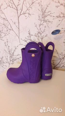 Резиновые сапоги crocs c6