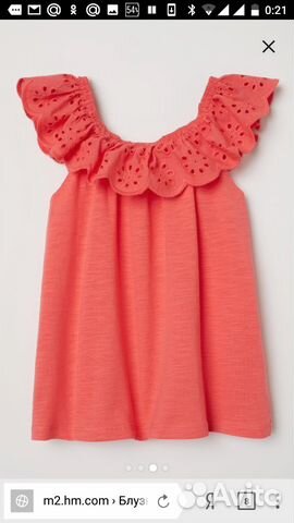 Новая футболка,блузка, юбка hm 98,104