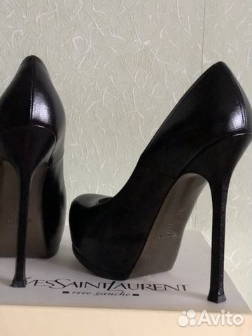 Туфли женские черные YSL оригинал, новые Туфли женские черные YSL оригинал, новые