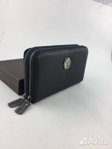 Мужской кожаный клатч Philipp Plein арт.9711 Мужской кожаный клатч Philipp Plein арт.9711
