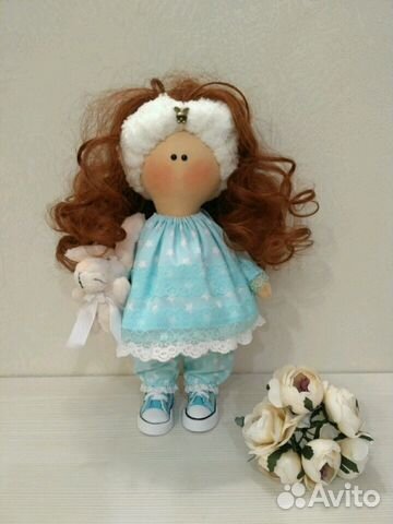 Интерьерная кукла ручной работы