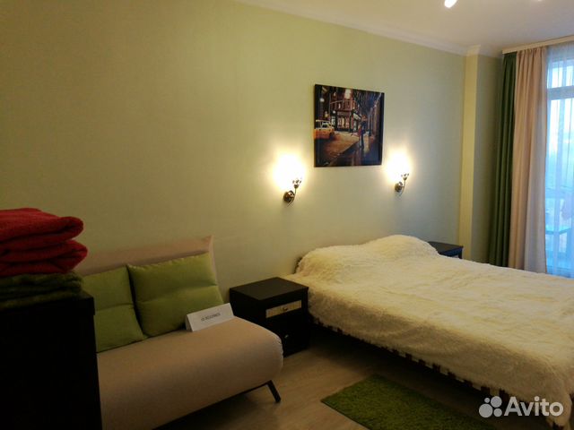 

1-к. квартира, 44 м², 2 кровати