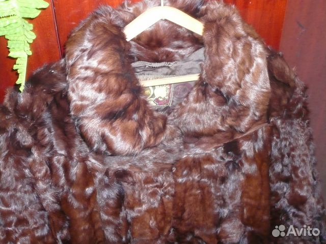 Шуба из натурального меха (козлик) р.50-52