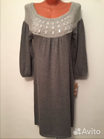 Новое трикотажное платье хлопок Dkny США р.42 Новое трикотажное платье хлопок Dkny США р.42