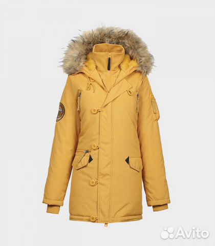 Куртка Аляска женская Apolloget Oxford GoldenGlow