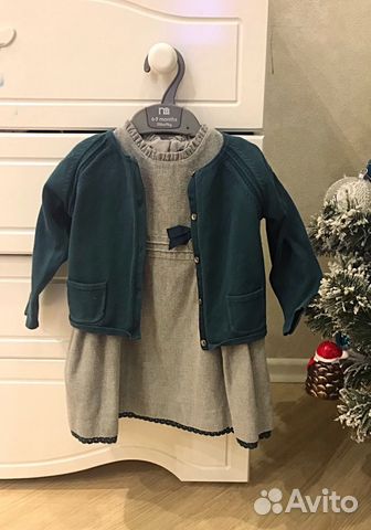 Платье mayoral + кардиган Zara