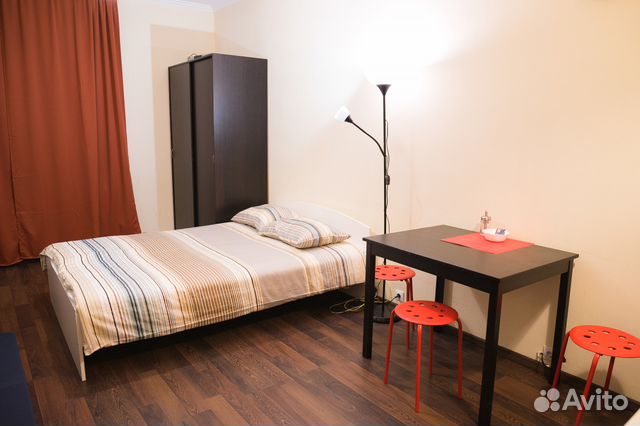 

Квартира-студия, 29 м², 2 кровати