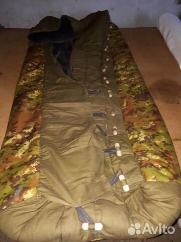 Спальный мешок ватный военный СССР