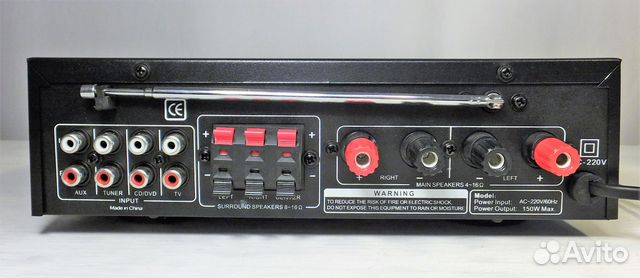 YT-338USB усилитель 100Вт,Bluetooth,2xMIC,5CH,USB YT-338USB усилитель 100Вт,Bluetooth,2xMIC,5CH,USB