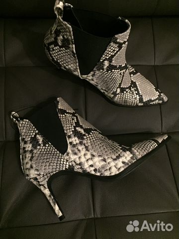 Новые кожаные ботильоны Zara 39 размер Новые кожаные ботильоны Zara 39 размер