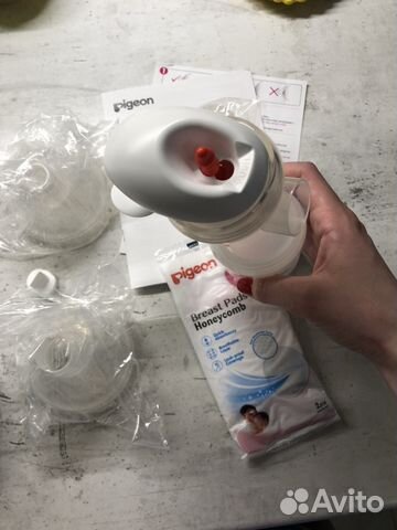 Молокоотсос ручного типа pigeon двухфазный новый Молокоотсос ручного типа pigeon двухфазный новый