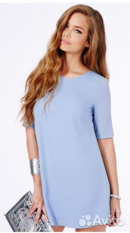 Платье голубое missguided Платье голубое missguided