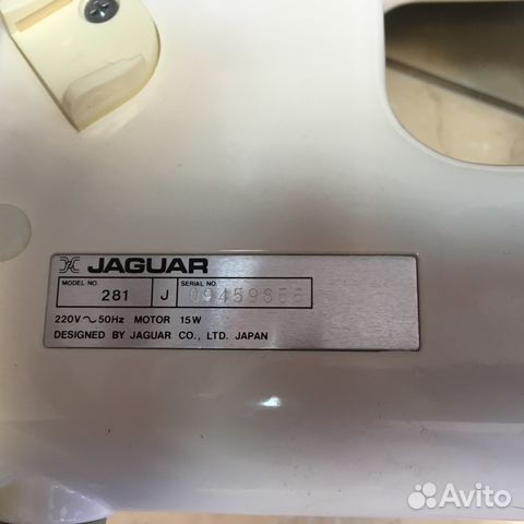 Швейная машинка jaguar special