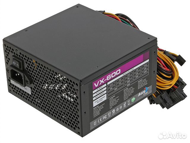 Блок питания aerocool VX-600