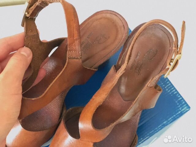 Босоножки кожаные Respect