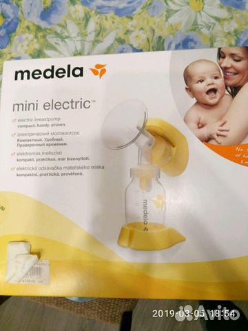 Молокоотсос электрический medela mini electric