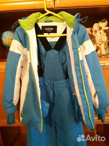 Лыжный костюм для девочки хорошее сост. Р 134