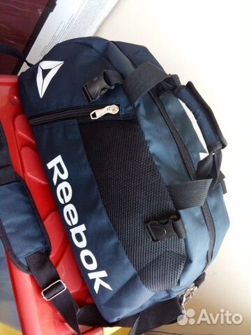 Сумка рюкзак reebok чёрно синия новая Сумка рюкзак reebok чёрно синия новая