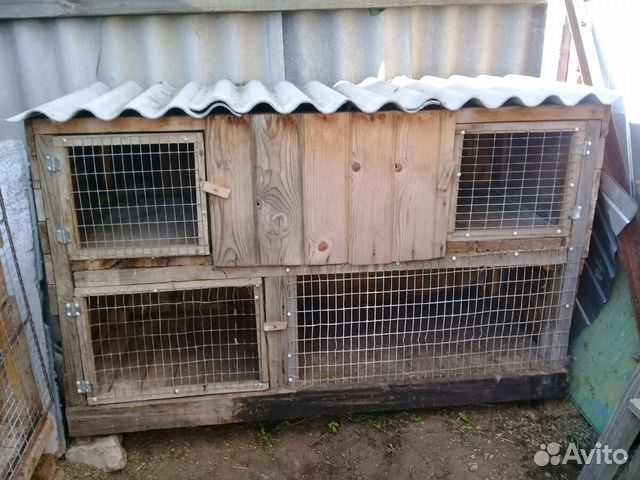 Две клетки для кроликов купить на Зозу.ру - фотография № 1