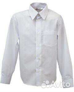 Пять белых школьных рубашек с 1-го по 5-й класс Пять белых школьных рубашек с 1-го по 5-й класс