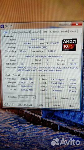 Комплект AMD fx8320, m5 a97 r2.0, 16gb озу