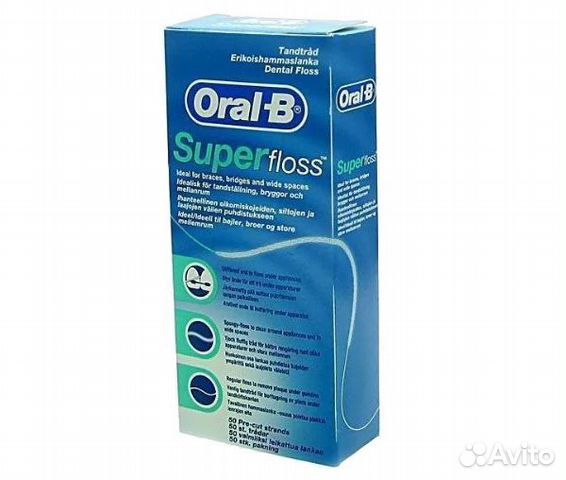 Супер флосc Oral B Superfloss 50 ниток