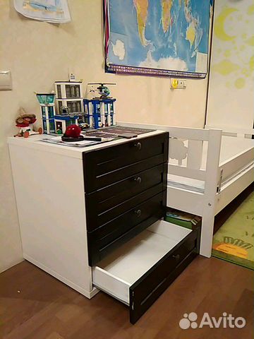 Детская мебель: шкаф, кровать, комод Икеа Детская мебель: шкаф, кровать, комод Икеа