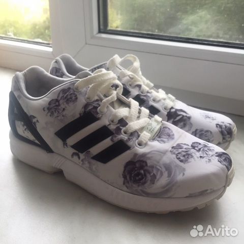 adidas zx flux white rose