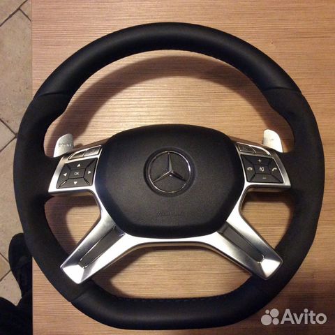 Руль AMG с алькантарой (Mercedes w166) Руль AMG с алькантарой (Mercedes w166)