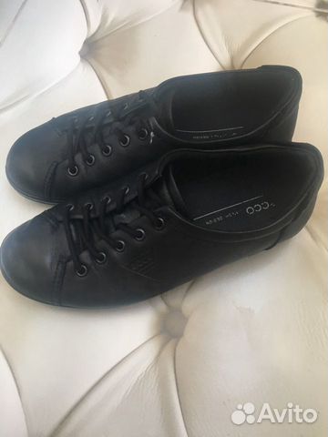 Кожаные кроссовки ecco