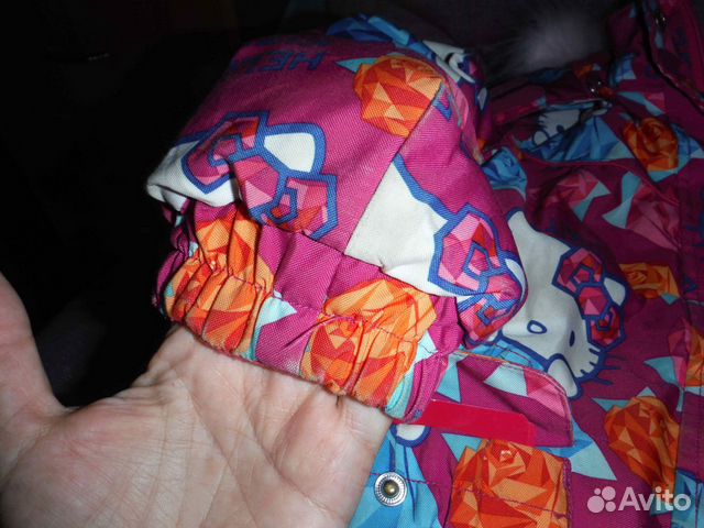 Куртка huppa зимняя р-р 110 Hello kitty