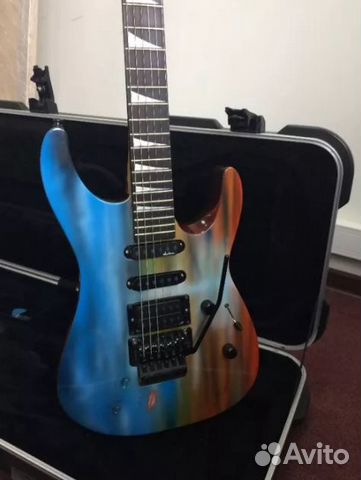 Гитара Jackson Dinky Mahogany, накладка Ebony