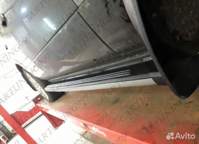 Пороги Range Rover с передними брызговиками