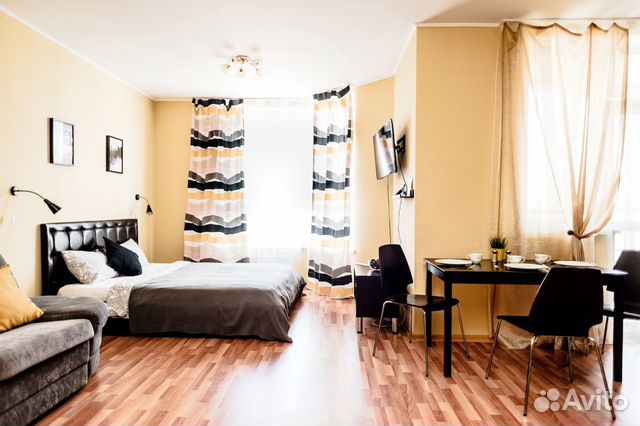 

Квартира-студия, 48 м², 2 кровати