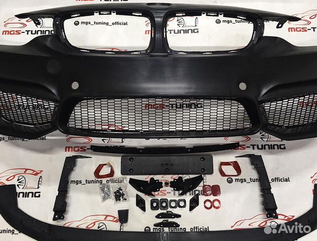 Бампер передний BMW f32 М4- Look Бампер передний BMW f32 М4- Look