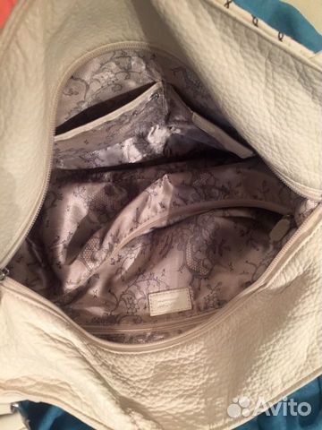 Сумка Galaday, белая, натуральная кожа