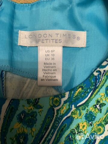 Платье летнее London Times Petite новое Платье летнее London Times Petite новое