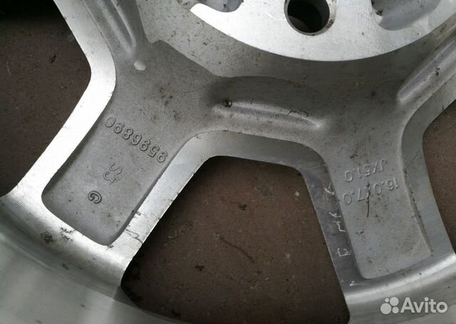 Cadillac CTS диск литой r16 кадилак 9596890 Cadillac CTS диск литой r16 кадилак 9596890