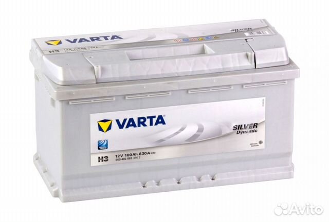 Аккумулятор 100 A/h Varta