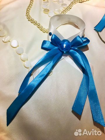 Свадебный набор Бирюза бокалы+укр.на бутылку