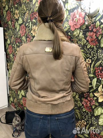 Куртка кожаная Elisabetta Franchi