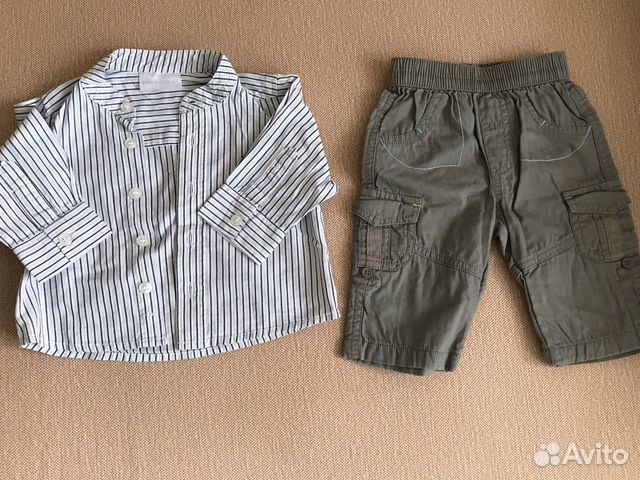 Рубашка и джинсы