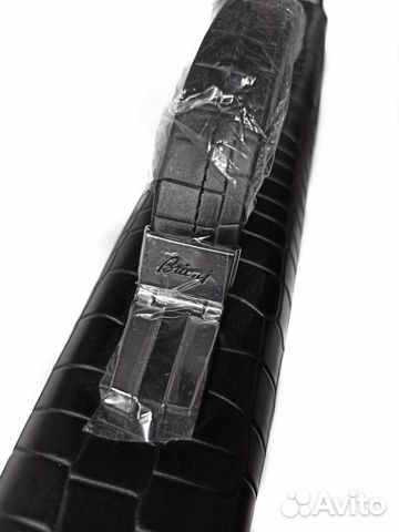 Мужской кожаный портфель Brioni croco mate black Мужской кожаный портфель Brioni croco mate black