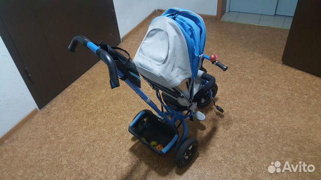 Детский 3-колёсный велосипед с родительской ручкой Детский 3-колёсный велосипед с родительской ручкой