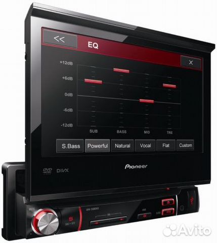 Автомагнитола Pioneer avh-3500dvd 1 DIN Автомагнитола Pioneer avh-3500dvd 1 DIN