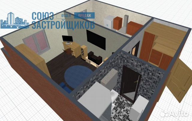1-к квартира, 40.4 м², 5/10 эт.