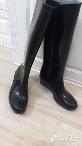 Сапоги резиновые черные, размер 39 Сапоги резиновые черные, размер 39