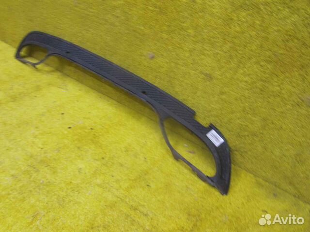 Юбка заднего бампера Mercedes C W205 (14-18) AMG A