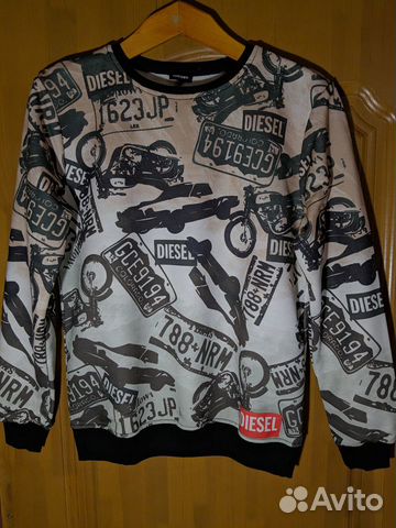 Толстовка Diesel (новая). Хлопок Толстовка Diesel (новая). Хлопок