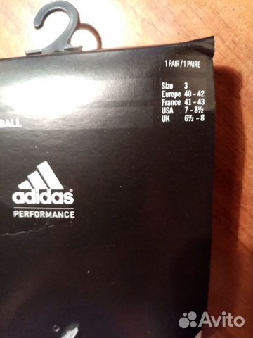 Гетры футбольные новые adidas team socks р.40-42 Гетры футбольные новые adidas team socks р.40-42